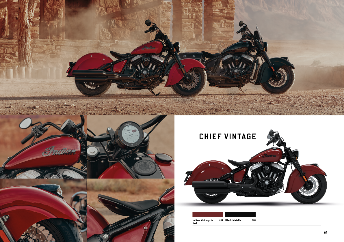 Two red motorcycles parked on a dirt road. AI generated content